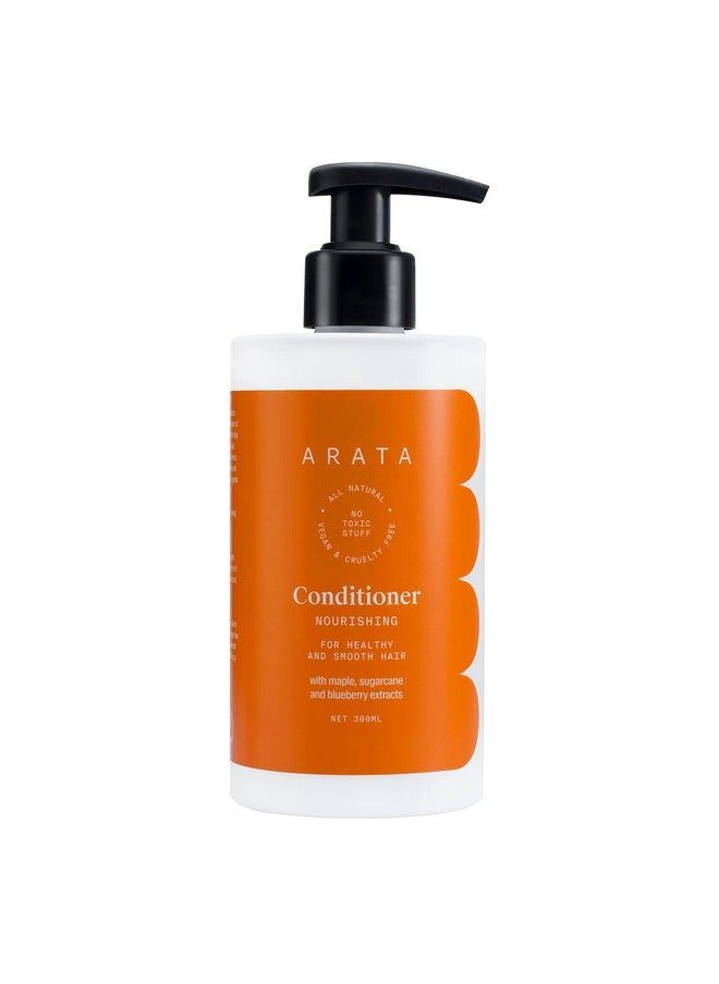 Arata Zero Chemicals - Arata Paraben & Silicon Free Hair Conditioner -300 Ml | With Maple, Sugarcane & Blueberry Extracts | Vegan & Cruelty-Free For Healthy & Smooth Hair | For Women & Men - Image 1