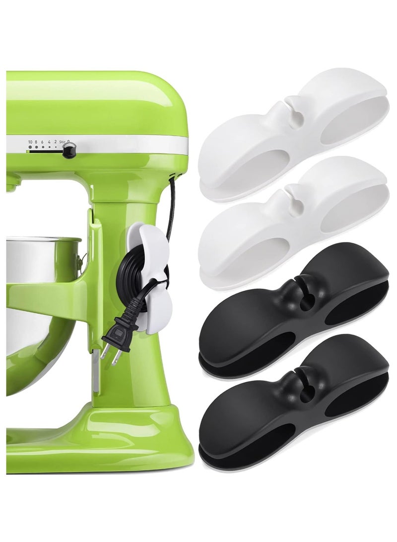 منظم الأسلاك للأجهزة المطبخية  منظم كابلات لف الأسلاك، 4 قطع  منظم أسلاك للأجهزة  كابل لاصق  ترتيب لمطبوخ الضغط، الخلاط، الخلاط الكهربائي، ماكينة القهوة، المقلاة الهوائية - Image 1