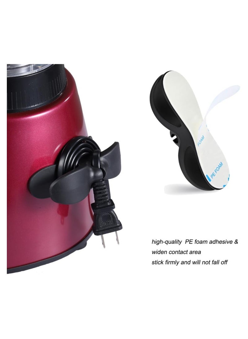 منظم الأسلاك للأجهزة المطبخية  منظم كابلات لف الأسلاك، 4 قطع  منظم أسلاك للأجهزة  كابل لاصق  ترتيب لمطبوخ الضغط، الخلاط، الخلاط الكهربائي، ماكينة القهوة، المقلاة الهوائية - Image 3