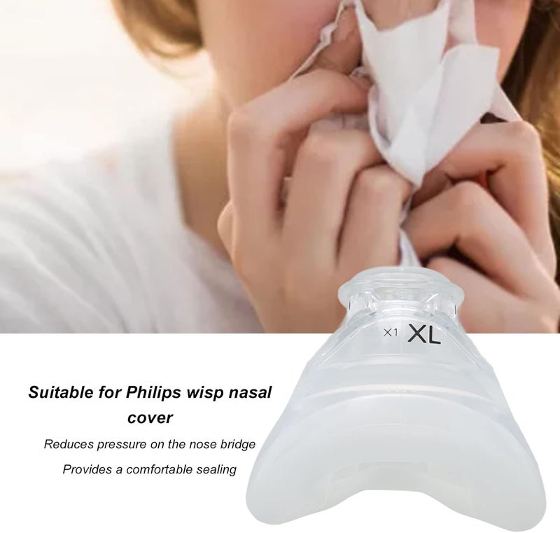 cheekyglo Nasal Cover Cushion, Breathing Machine Accessory Flexible Portable Guard Cushion for Wisp Hospital Home XLXL - Image 3