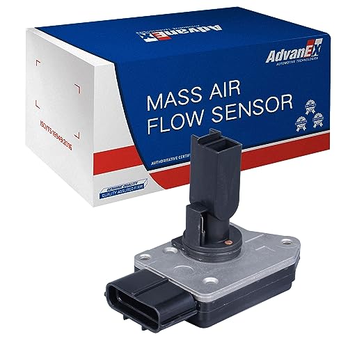 AdvanEX Mass Air Flow Sensor Meter MAF Compatible with 0304 Ford Focus 0304 Escort 0104 Escape 0103 Ranger 9903 Windstar 0104 E150 9905 Explorer 0104 E250 Van More Replace OE 8650011 - Image 1