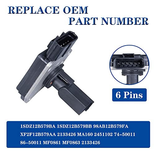 AdvanEX Mass Air Flow Sensor Meter MAF Compatible with 0304 Ford Focus 0304 Escort 0104 Escape 0103 Ranger 9903 Windstar 0104 E150 9905 Explorer 0104 E250 Van More Replace OE 8650011 - Image 3