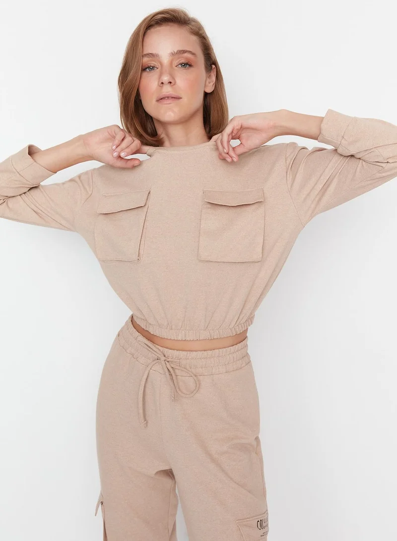 trendyol Pocket Detail Top & Pants Set