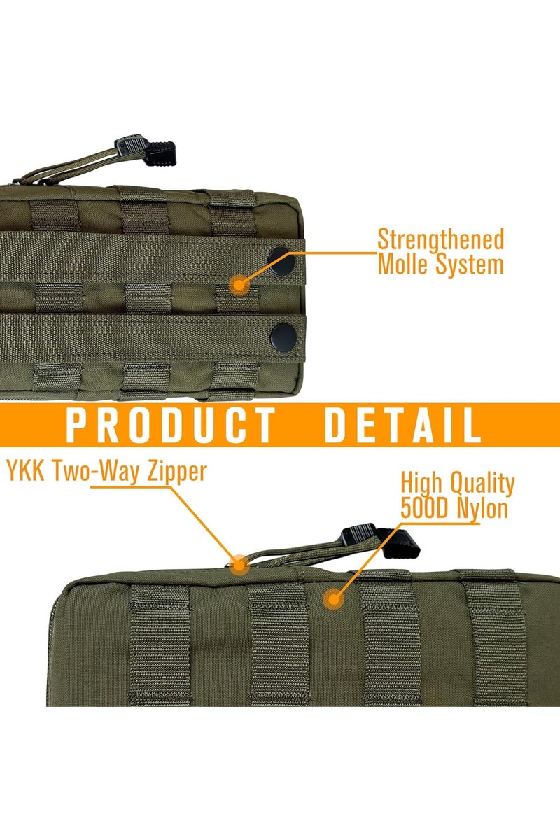 DUNISO 18 Pcs Molle Accessories, Molle Tactical Accessories Kit，D-Ring Locking Gear Clip Molle Attachments Clips and Straps with Pouch for 1” Webbing Tactical Backpack Tactical Vest - Image 5
