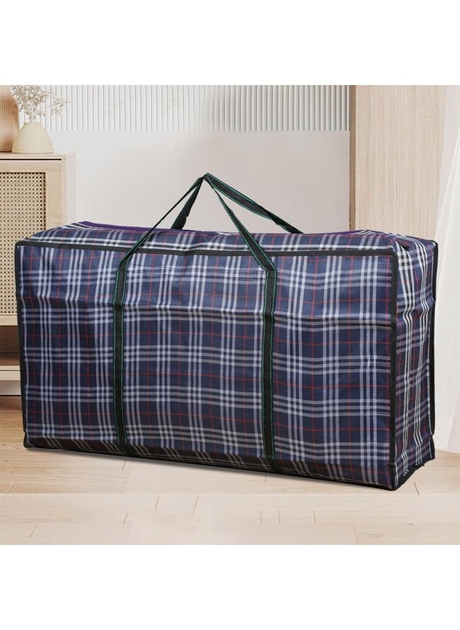 DUNISO 4 Pack Extra Large Storage Bags,Tote Moving Luggage Bag,Large Capacity Clothing Storage Bags Oxford Cloth Waterproof for Travelling,College Carrying,Dorm Room Essentials, Moving Supplies，2 Red，2 Black  - Image 2