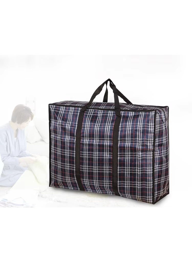 DUNISO 4 Pack Extra Large Storage Bags,Tote Moving Luggage Bag,Large Capacity Clothing Storage Bags Oxford Cloth Waterproof for Travelling,College Carrying,Dorm Room Essentials, Moving Supplies - Image 5