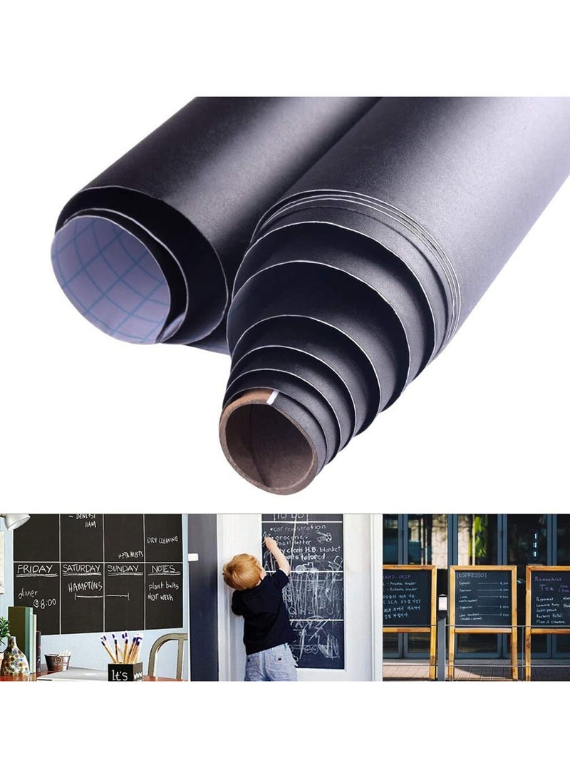 1PCS Chalkboard Wall Sticker Easy Peel & Stick, Reusable, Non-Toxic, and Waterproof for Home, Office, or Classroom Decor-45x200cm - Image 2