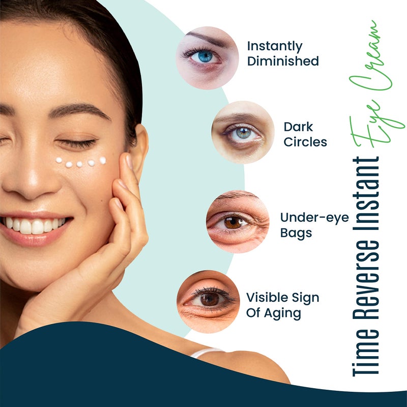 DERMAXGEN Puffy Eye Treatment Time Reverse Instant Anti-aging Eye Cream New Advanced Formula - Visibly Reduce Under-eye Bags, Wrinkles, Dark Circles, Fine Lines & Crow's Feet Instantly - 8ml - Image 3