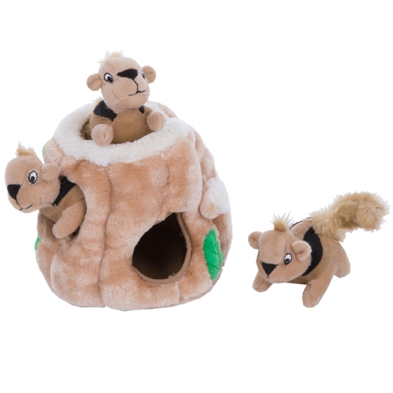 Outward Hound Hide A Squirrel Plush Dog Toy Puzzle, Small - Image 1