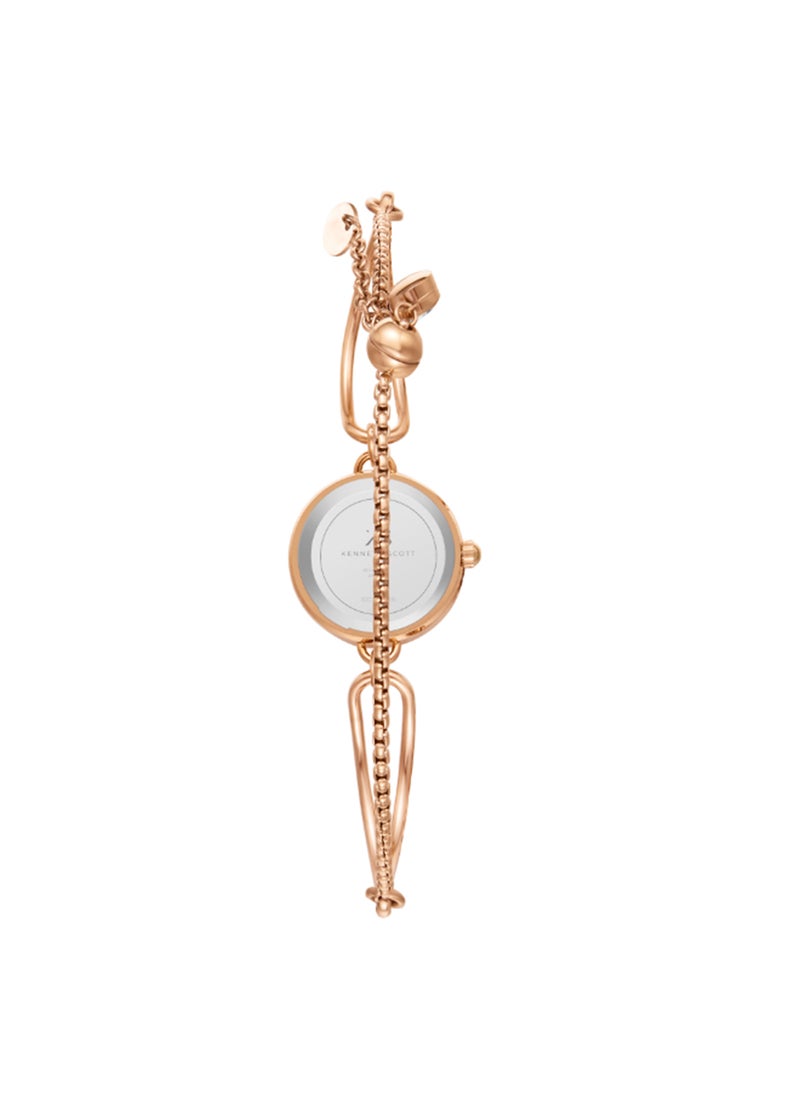 KENNETH SCOTT - Women's Analog Round Shape Alloy Wrist Watch K23505-RBKK - 28 Mm - Image 1