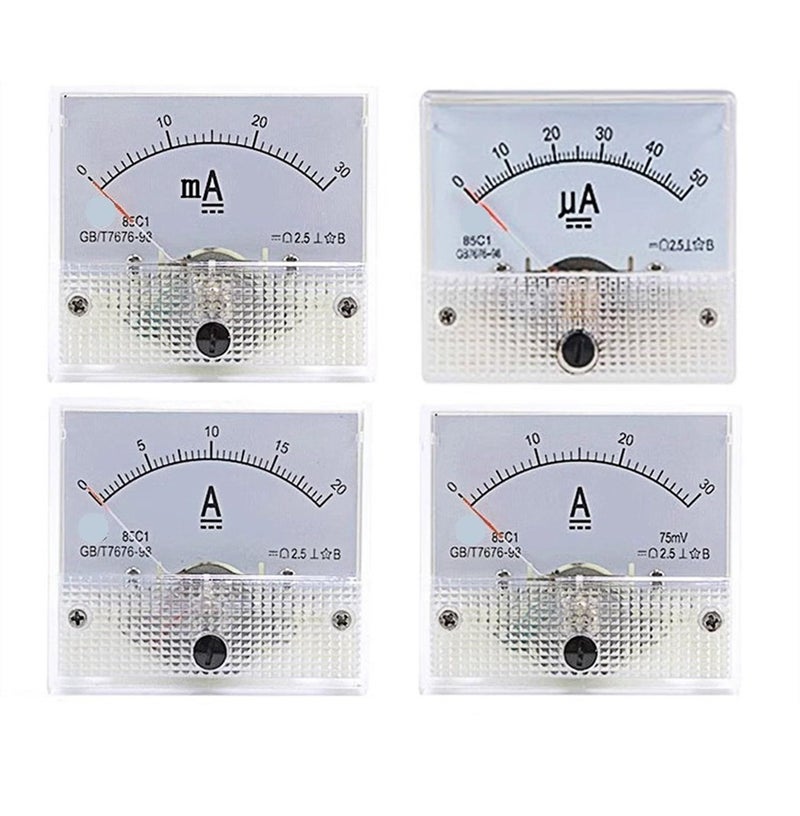 85C1 DC Analog Current Meter 200mA Panel Mechanical Pointer Type Ammeter - Image 2