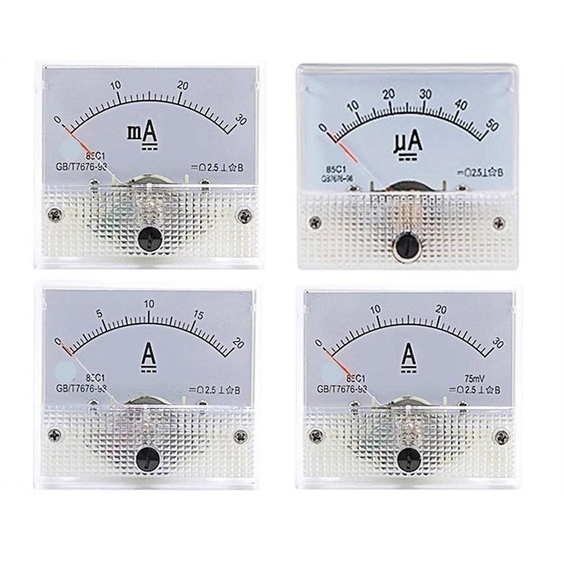 85C1 DC Analog Current Meter 200mA Panel Mechanical Pointer Type Ammeter - Image 1