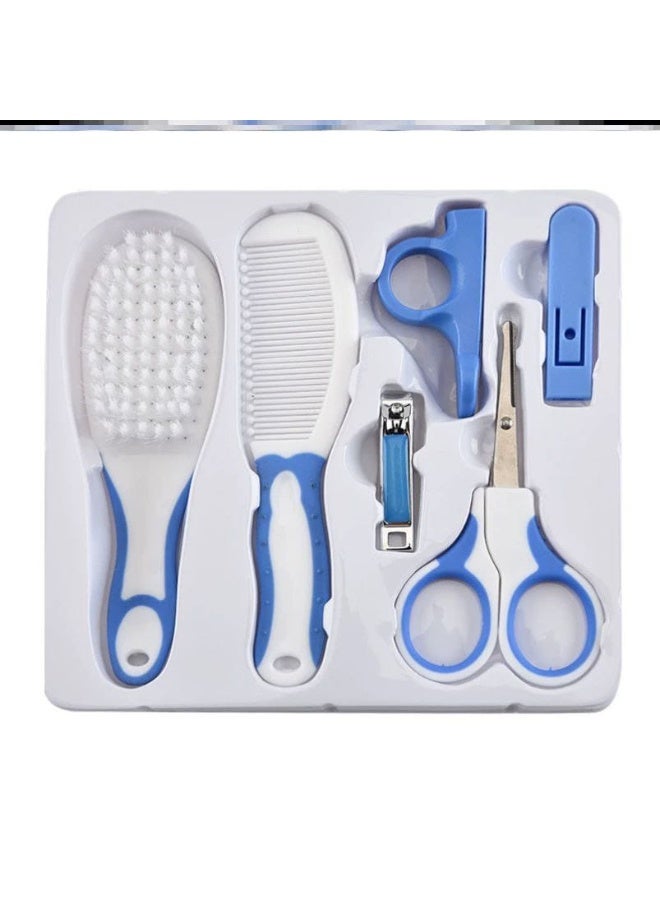 مجموعة العناية المتكاملة للاطفال من 6 قطع بالشعر و الاظافر حديثى الولادة مع علبة انيقة تصلح كهدية للمولود الجديد - Image 2