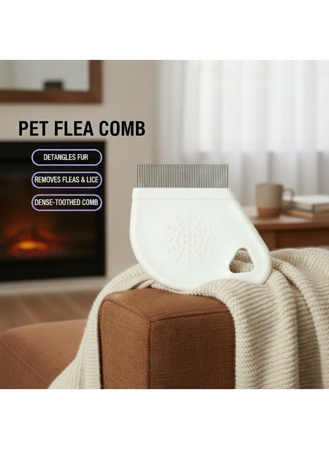 EPET Pet Flea Lice Comb for Dogs, Cats 8x8.5x0.6cm - Image 5