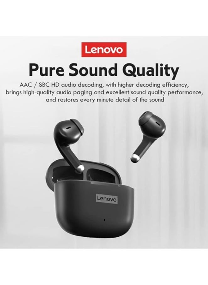 Generic Lenovo LP40 Pro Wireless Earbuds Bluetooth 5.1 Headphones in-Ear 25H Playtime USB-C Fast Charge Deep Bass Touch Control IPX5 Waterproof Sport Wireless Headphones  - Image 2