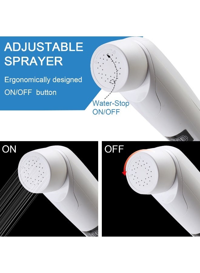 Saudi Select Portable Electric Bidet shattaf with 2.0m Hose and 5L Container - Rechargeable, Compact, and Versatile Personal Hygiene Solution for Travel, Home, Baby Care, Camping, and More - Image 2