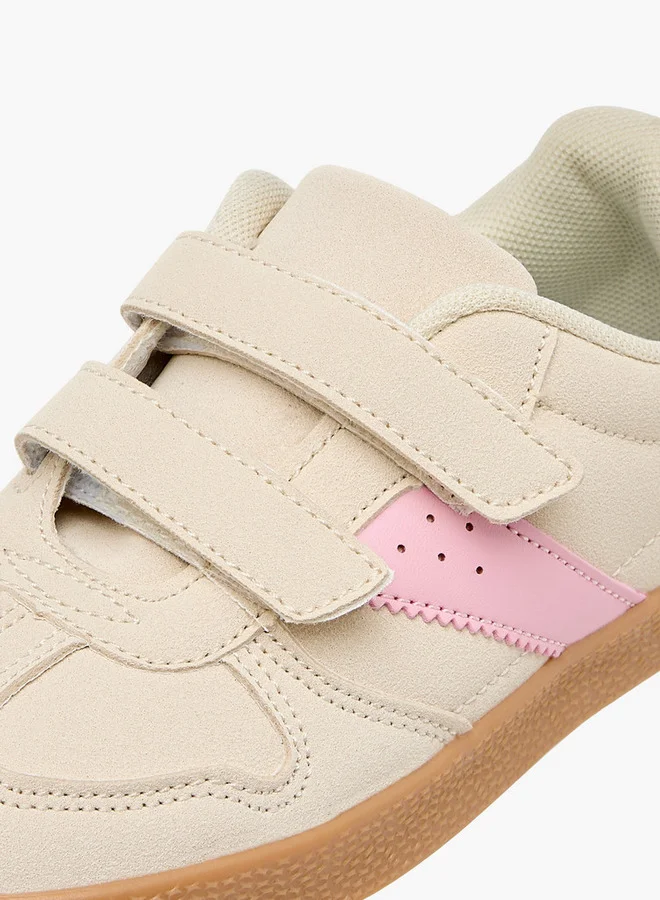 Flora Bella By Shoexpress Girls Panelled Sneaker with Hook and Loop Closure