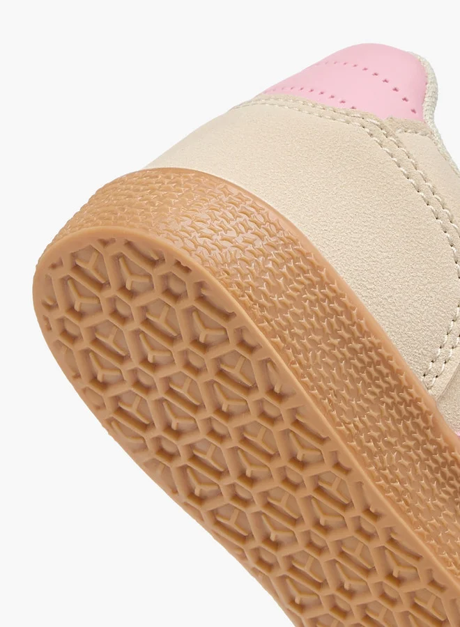 Flora Bella By Shoexpress Girls Panelled Sneaker with Hook and Loop Closure