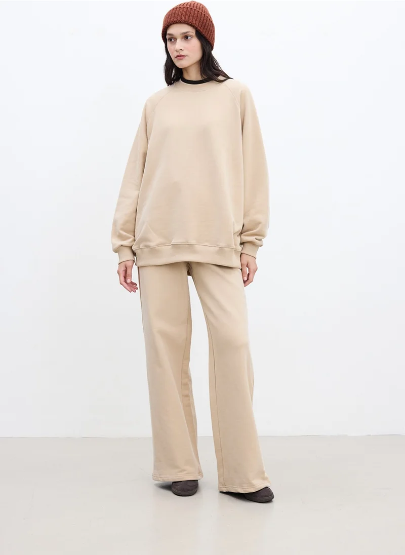 Manuka Basic Casual Trousers Camel