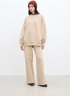 Manuka Basic Casual Trousers Camel  - Image 2