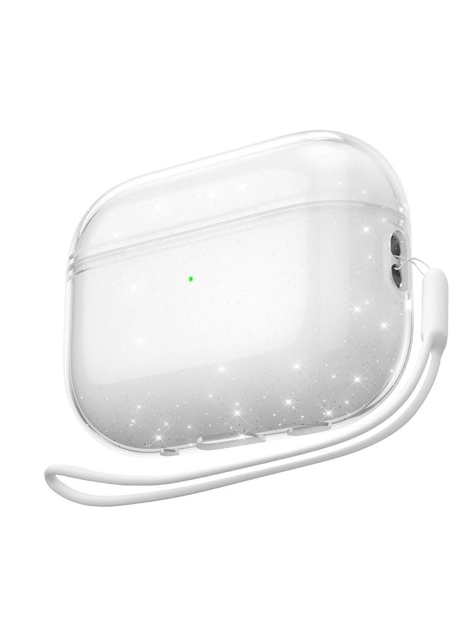 Glitter Clear Case Cover for Airpods Pro 4 2 Gen 1 3 Air Pods Airpodspro 2023 2022 2019 2Nd 1St Generation Silicone Shockproof Protective Accessories