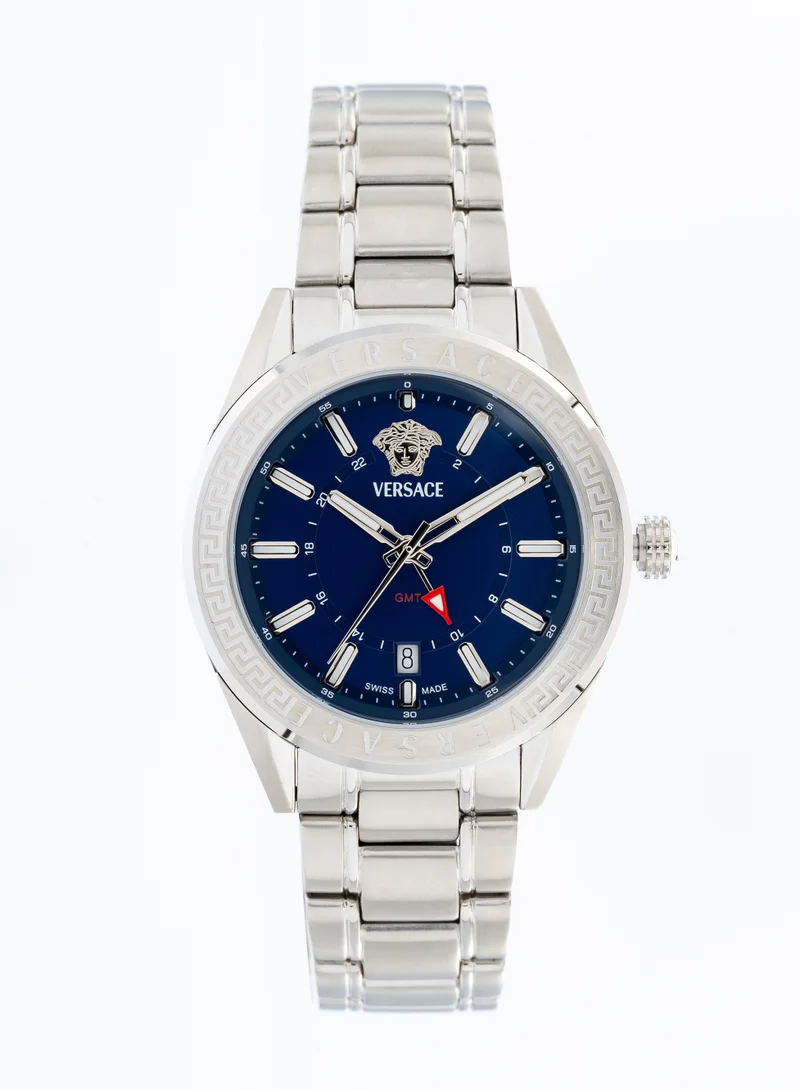 V-Code Quartz Blue Dial Watch