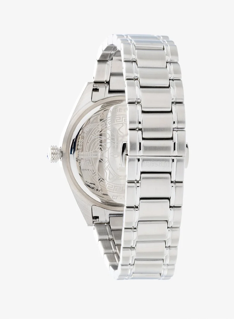 Versace  V-Code Quartz Blue Dial Watch for Men | Best Price UAE