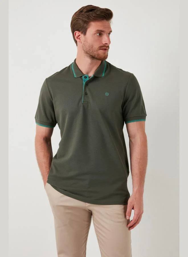 Buratti 100% Cotton Buttoned Regular Fit Polo Collar T Shirt Men's POLO COLLAR T SHIRT 5902118