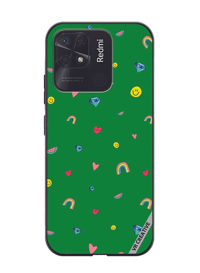 VR CREATIVE Protective Case Cover For Xiaomi Redmi 10C Design Multicolour - Image 1