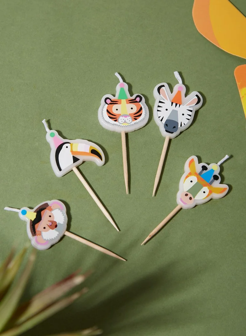 Talking Tables Party Animals Shaped Candles 5Pk