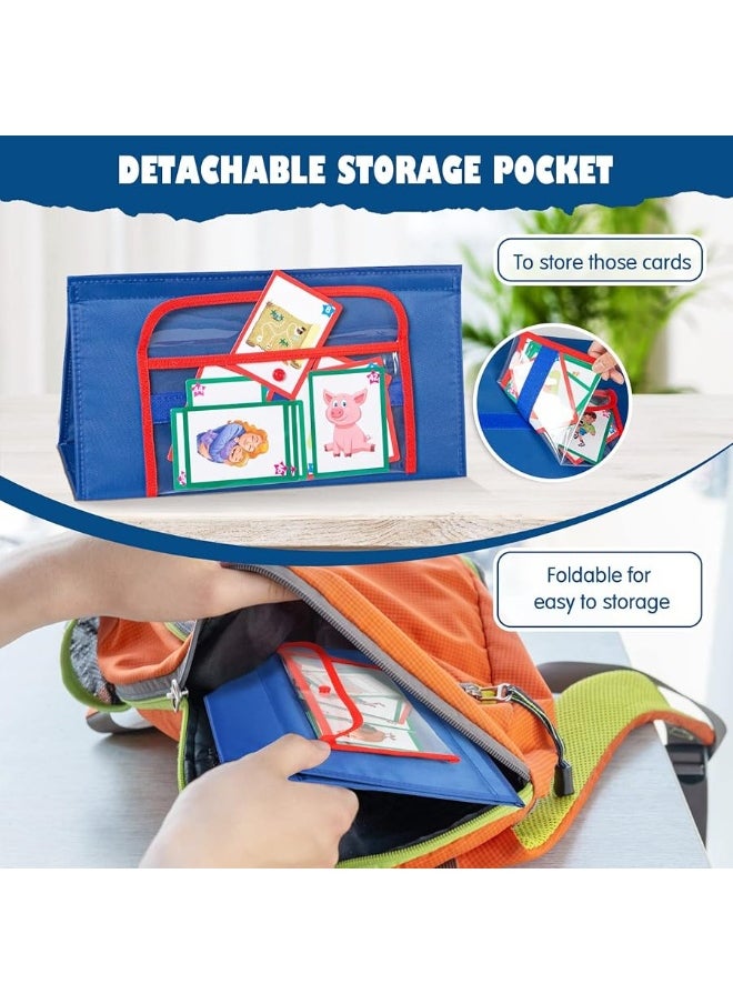 KIKIGOAL - KIKIGOAL CVC Word Builder Desktop Pocket Chart Tent Cards Kit Phonics Games Flash Cards for Preschool Kindergarten Classroom Spelling Educational Toy for Kids Autism Special Education - Image 1