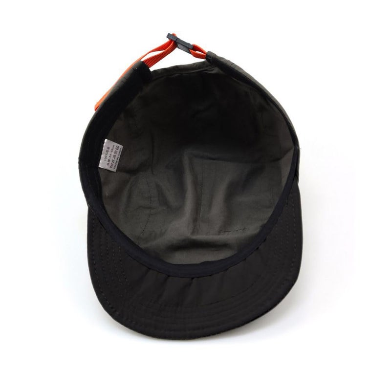 FASHIXD 5 Panel Hat, Short Brim Quick Drying Baseball Cap with Embroidery for Outdoor Sports (US, Alpha, One Size, Black) - Image 4
