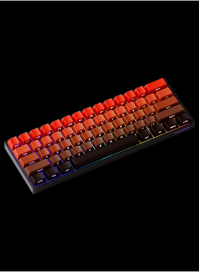 Akko MonsGeek FUN60 Pro Mechanical Keyboard Magnetic Switch 60% Gaming Keyboards Rapid Trigger 0.01mm Tri-modes Single 8K Custom Keyboard