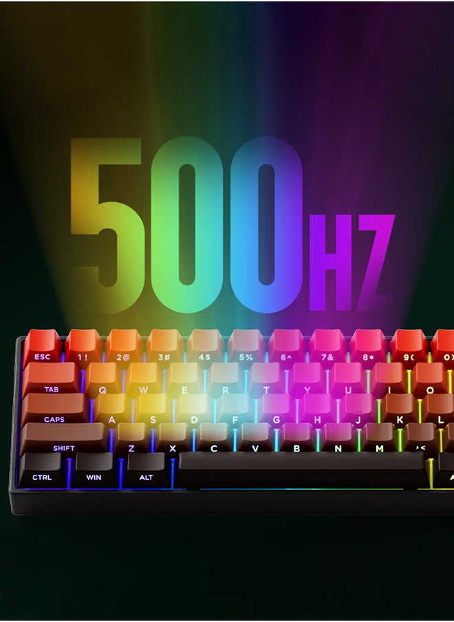 Akko MonsGeek FUN60 Pro Mechanical Keyboard Magnetic Switch 60% Gaming Keyboards Rapid Trigger 0.01mm Tri-modes Single 8K Custom Keyboard