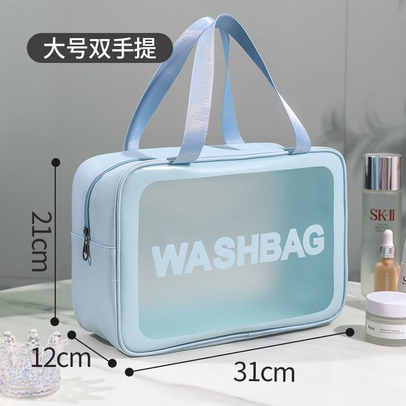 Internet Celebrity Waterproof Cosmetic Bag Ins Cosmetics Bag Portable Travel Transparent Large Capacity Toiletry Cosmetics Cosmetics Bag - Image 1