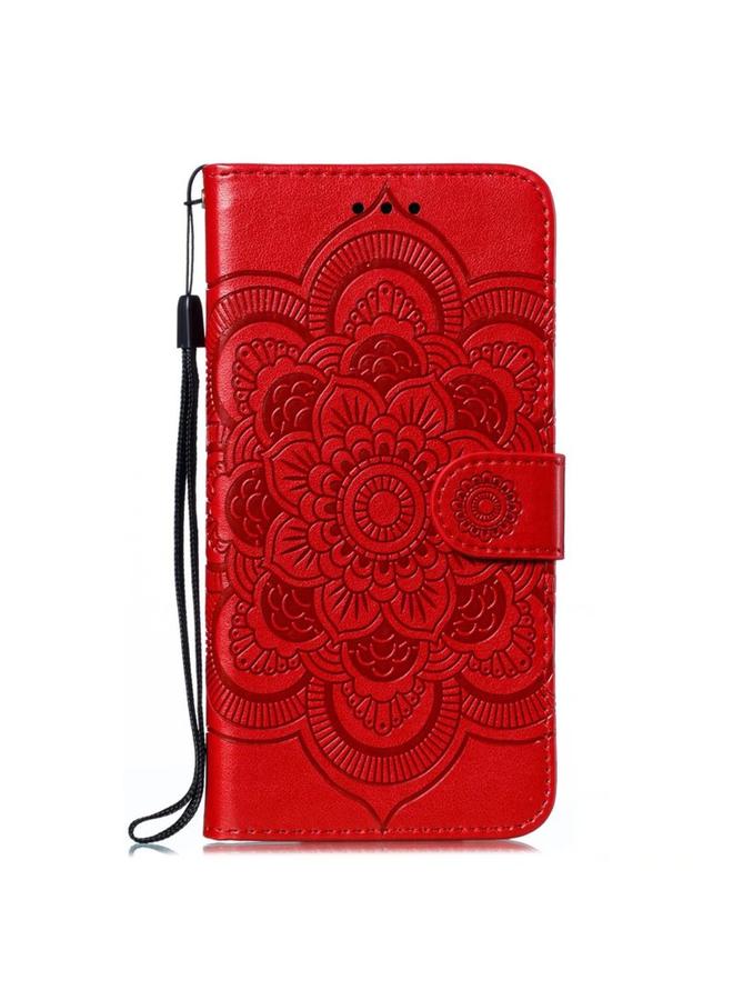 S-TOP Case For Samsung Galaxy A53 5G Sun Mandala Embossing Pattern Phone Leather Case - Image 2