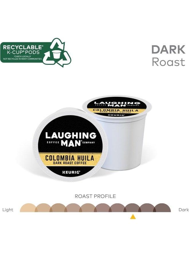 Laughing Man Colombia Huila Dark Roast Coffee Pods - Image 4