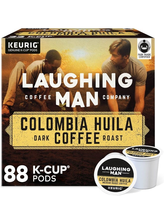 Laughing Man Colombia Huila Dark Roast Coffee Pods - Image 1
