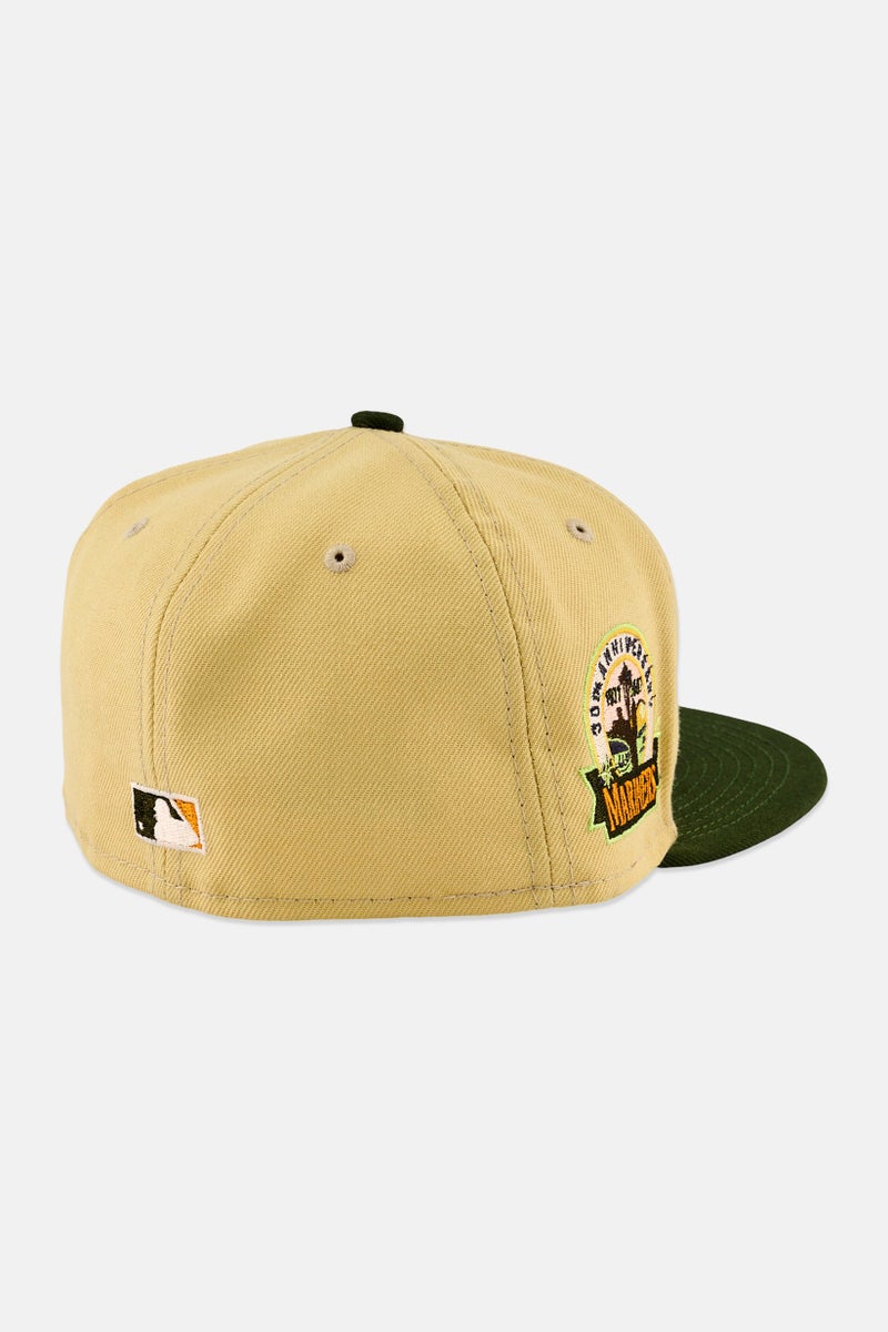 New Era x MLB Men Seattle Mariners Fitted Cap, Tan - Image 2