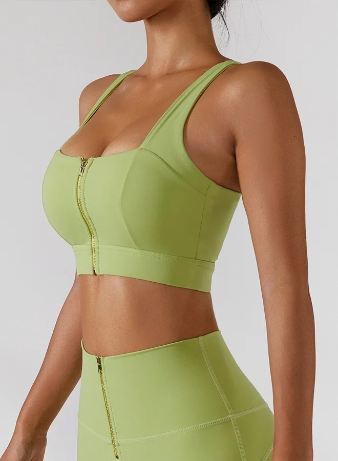 KAWN.YOGA Womens X Back Sports Bra - Padded Low Impact Workout Yoga Bra with Removable Built in Bra
