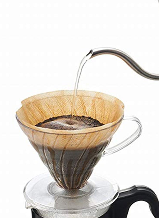 هاريو مقطر قهوة من طراز V60-01 شفاف 110×107×90ملليلتر - Image 3