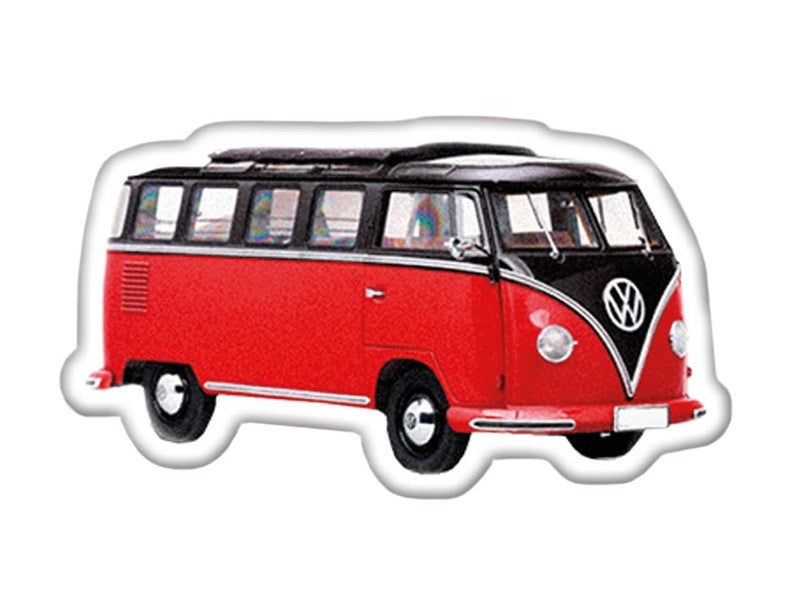 BRISA VW Collection - Volkswagen Refrigerator Office Pinboard Magnets with T1 Bus Motifs (3-Piece Set/Camper/Multicolor) - Image 4