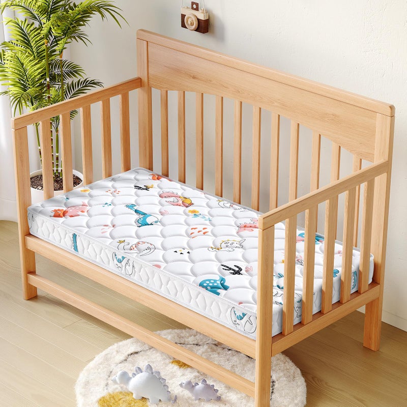 Letmxiu Premium 5" Crib Mattress and Toddler Mattress, Dual-Sided and Firm Toddler Bed Mattress, Hypoallergenic Toddler Mattress for Toddler Bed, Non-Toxic Fits Standard Crib and Toddler Bed - Image 3