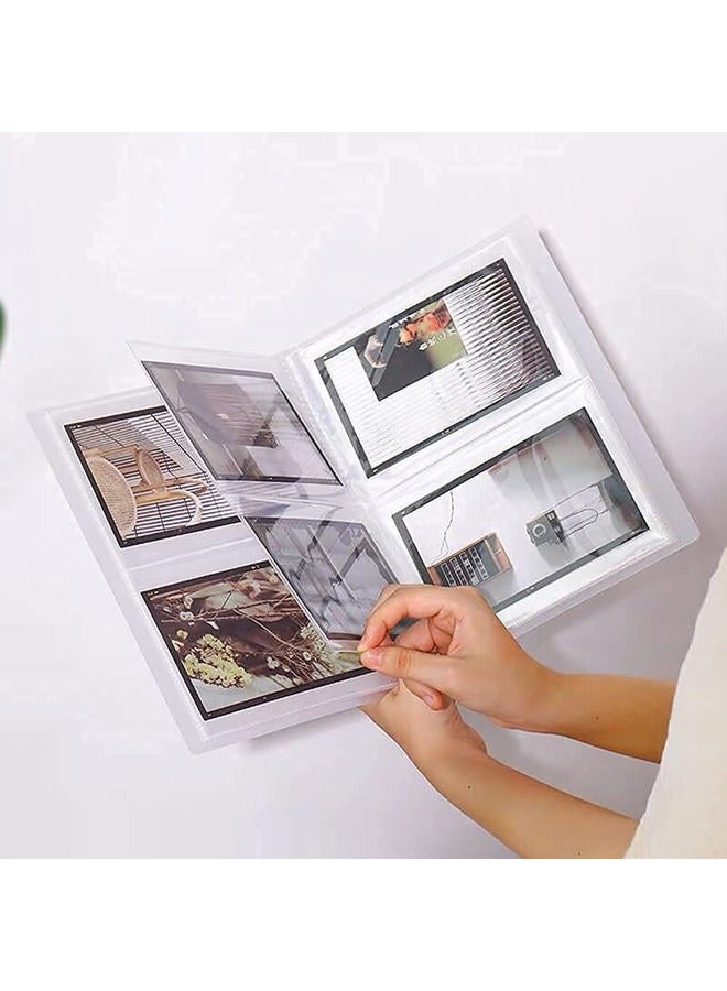 RUSTAMM Nail Art Sticker Storage Book Collecting Album 80 Slots Empty Storage Holder Binder Book Plastic Nail Stenicls Organizer Easy Photo Album Manicure Nail Art Tools - Image 2