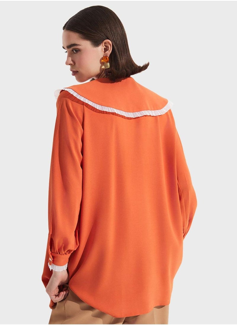 JUNE Baby Collar Button Down Shirt - Image 2