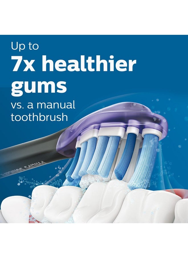 فيليبس سونيكير رؤوس فرشاة أسنان بديلة أصلية G3 Premium Gum Care من Philips Sonicare، لون أسود، HX9054/95  - Image 2
