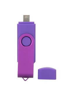 Thoraya CW10040 Candy USB Flash Drive MicroUSB+USB 2.0 Drive Memory Stick OTG U Disk USB Flash Drive Purple 128GB  - Image 1