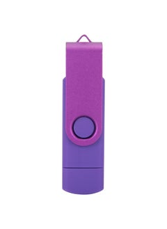Thoraya CW10040 Candy USB Flash Drive MicroUSB+USB 2.0 Drive Memory Stick OTG U Disk USB Flash Drive Purple 128GB  - Image 3