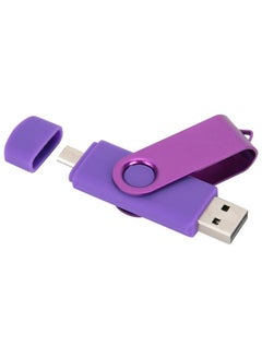 Thoraya CW10040 Candy USB Flash Drive MicroUSB+USB 2.0 Drive Memory Stick OTG U Disk USB Flash Drive Purple 128GB  - Image 2