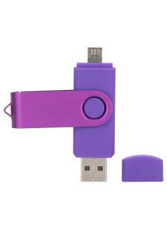Thoraya CW10040 Candy USB Flash Drive MicroUSB+USB 2.0 Drive Memory Stick OTG U Disk USB Flash Drive Purple 128GB  - Image 5